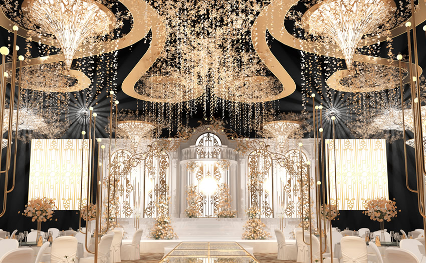 马关花木兰喜事汇金色大厅效果展示